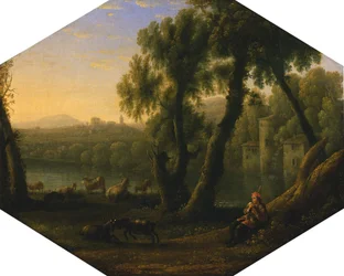 Italienische Landschaft, ca. 1636
